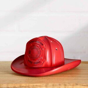 EUC Scentsy First In Last Out Firefighter Helmet Wax Warmer Firemen Heroes